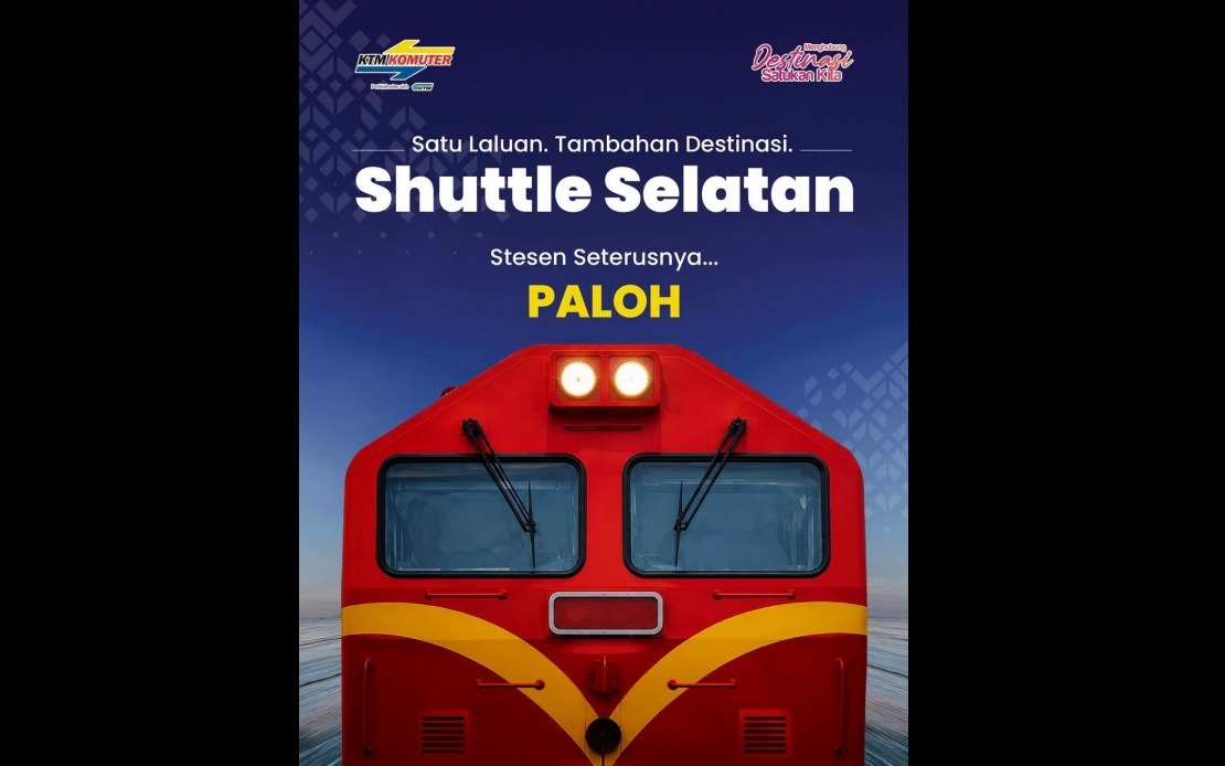 KTMB Extends Southern Shuttle Service to Paloh from August 8