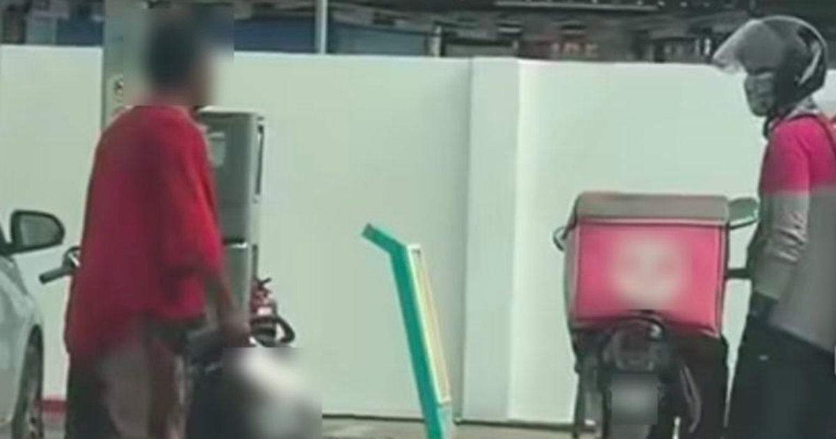 Man Arrested for Threatening P-Hailing Driver with Cleaver at Petrol Station