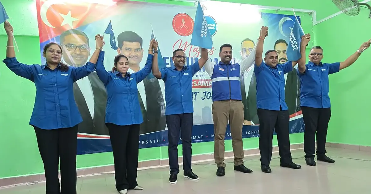 Malaysian Indian Progressive Party contests first election with five Johor seats under Perikatan Nasional