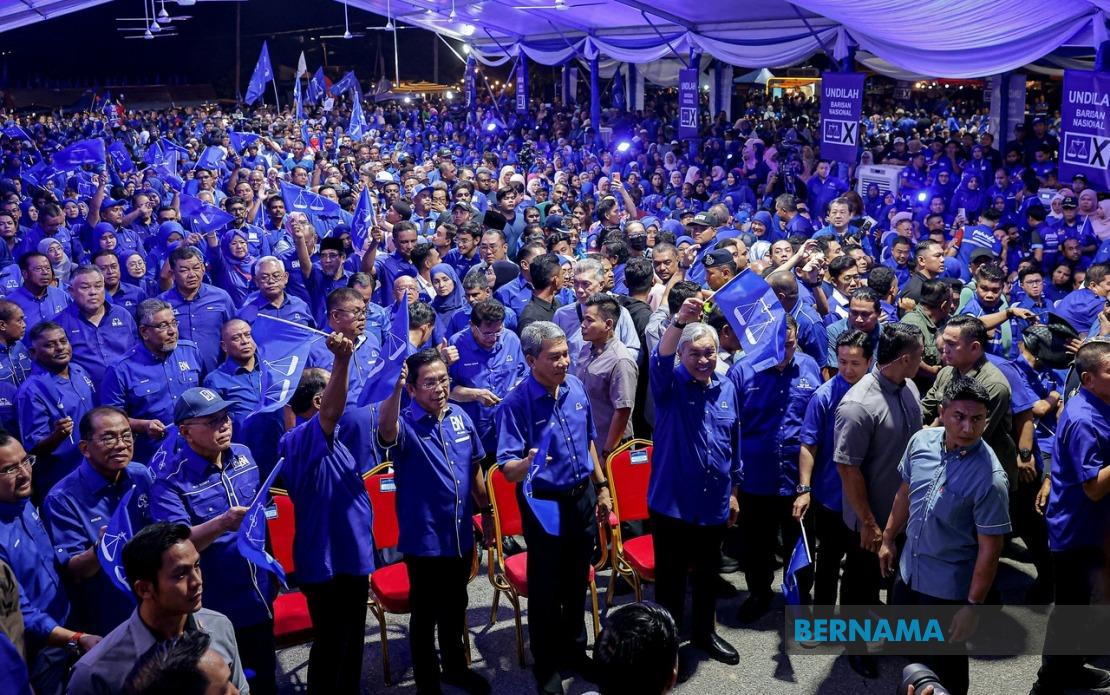Ahmad Zahid Urges BN to Harness Johor Momentum for Negeri Sembilan Victory