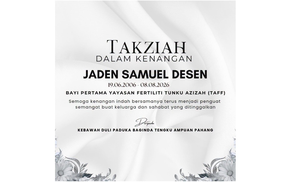 Tunku Azizah mourns passing of TAFF's pioneering IVF baby