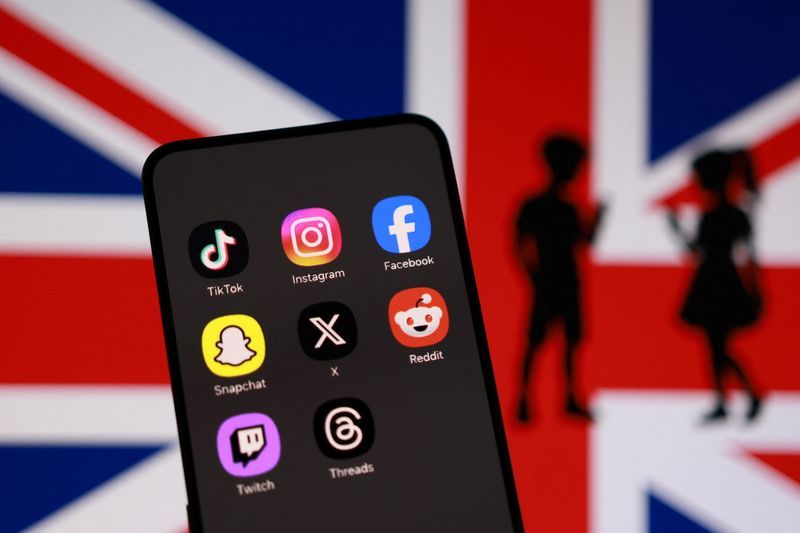 Britain plans midnight social media curfew for teenagers aged 16-17