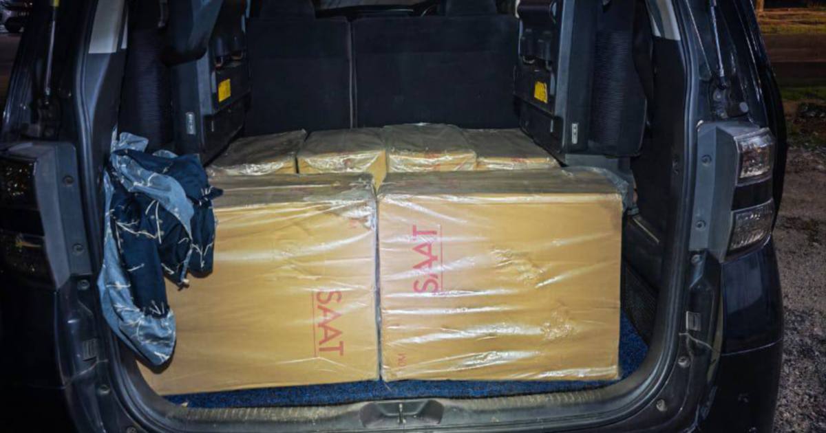 60,000 Illicit Cigarettes Seized in Kota Baru; Driver Arrested