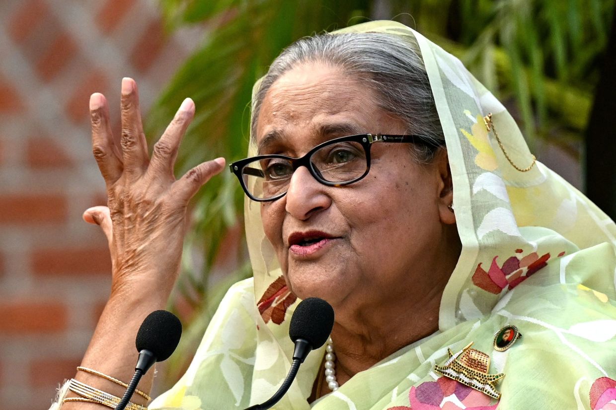 India Distances Itself from Hasina's Virtual Address as Bangladesh Tightens Media Controls