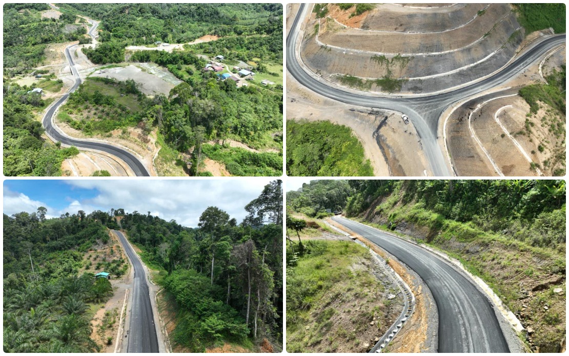 Major Road Link to Remote Pensiangan Town Complete, Halving Travel Times