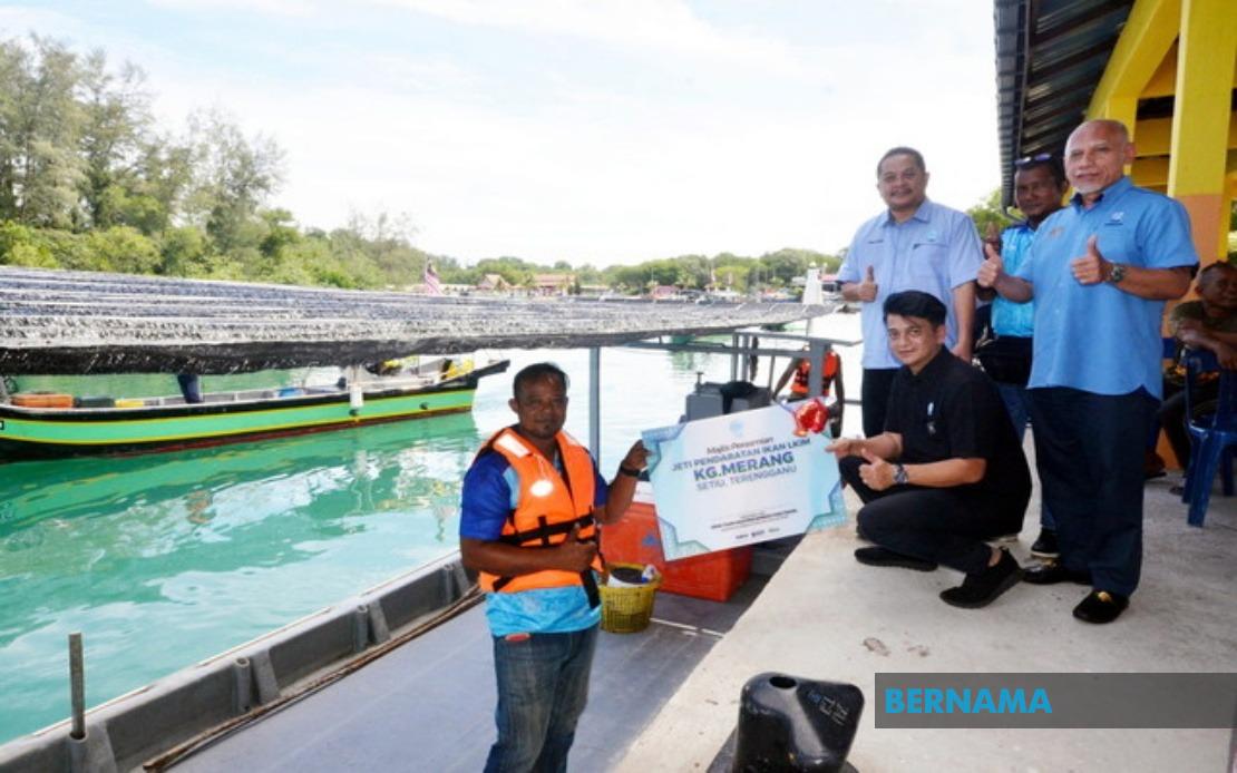 LKIM Invests RM2 Million in Fisheries Infrastructure as New Merang Jetty Opens