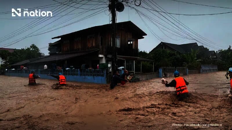 Thailand Declares Disaster Zone in Nan as Flooding Sweeps Northern Provinces
