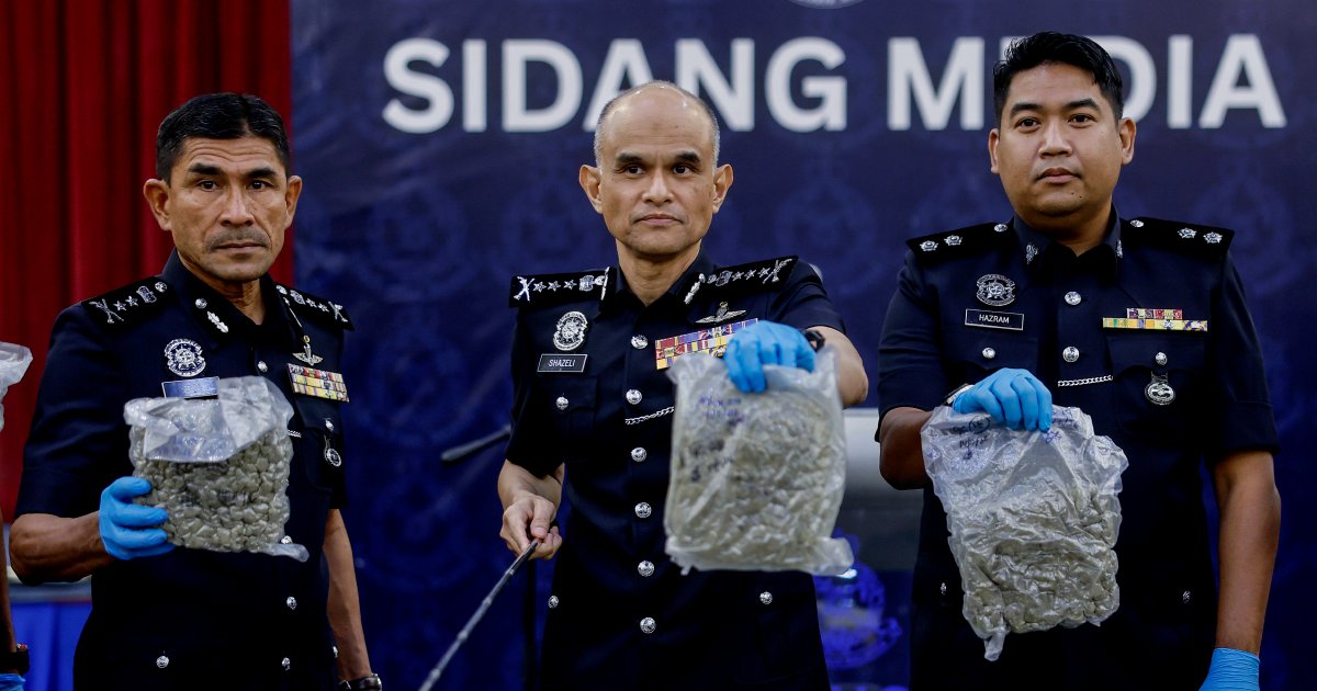 Police Bust Major Cannabis Smuggling Ring at KLIA, Seven Suspects Held After RM19.8 Million Seizure